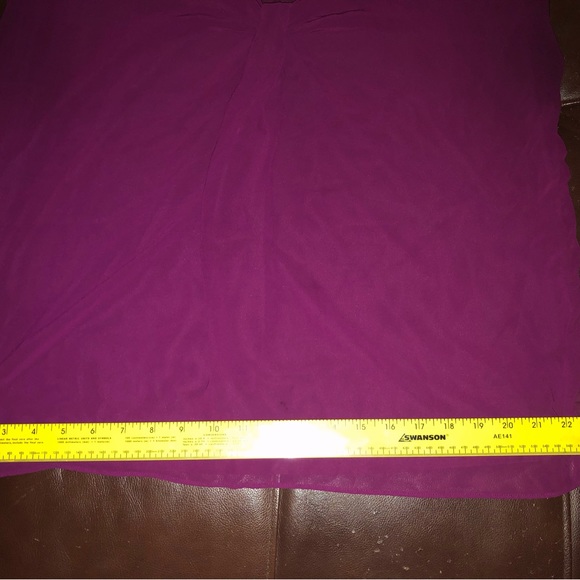 Ann Taylor XL top raspberry-merlot color - Picture 5 of 8